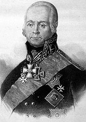 Портрет адмирала Ф.Ф. Ушакова. Литография