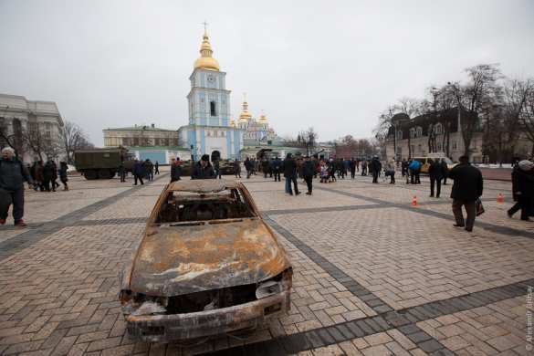 Exhibition of "Russian invasion evidences" in Kiev. Poroshenko's shame peak.  | Русская весна