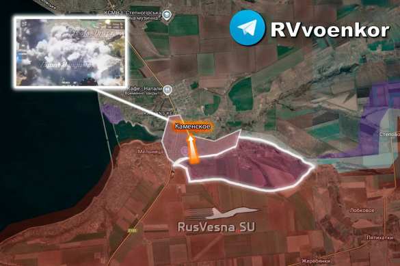 Армия России прорвалась в центр Каменского, наступая на Запорожском фронте (КАРТА) | Русская весна