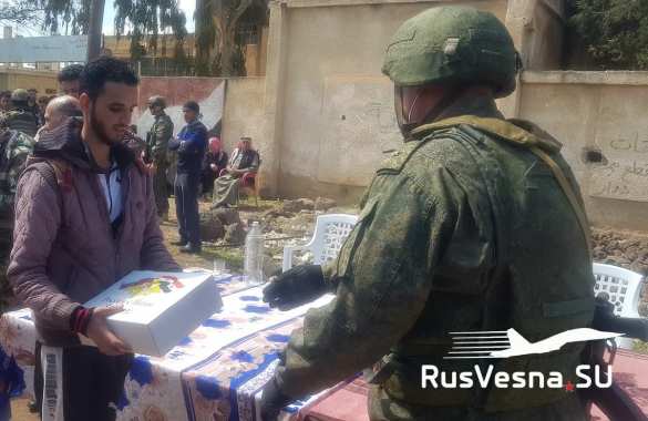 Армия России в зоне недавних боёв у границы с Израилем: люди встречают освободителей (ФОТО) | Русская весна