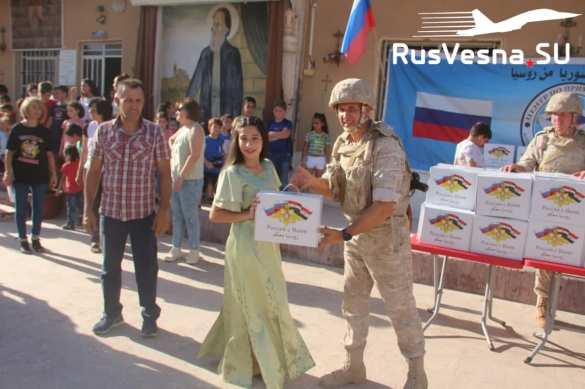 Необычная встреча: как армию России приняли в зоне оккупации США (ФОТО, ВИДЕО) | Русская весна