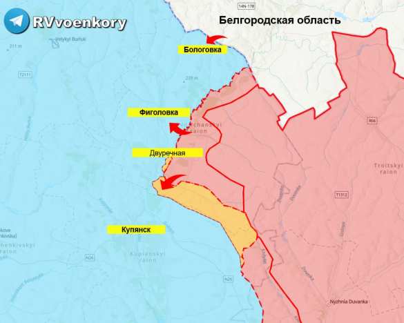 Российские ДРГ провели операции в Харьковской области, — Генштаб ВСУ (КАРТА) | Русская весна
