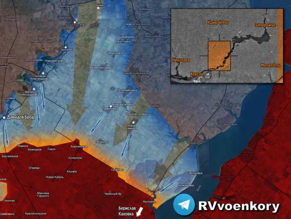 Армия России из-за дефицита сил отступает на юге для создания сплошной линии фронта вместо очаговой (КАРТА) | Русская весна