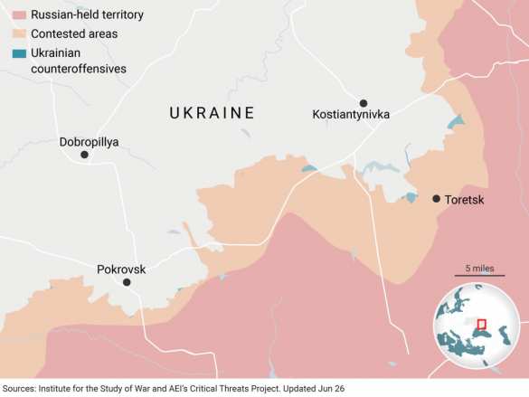 Российская армия меняет тактику под Покровском — The Times (КАРТА) | Русская весна
