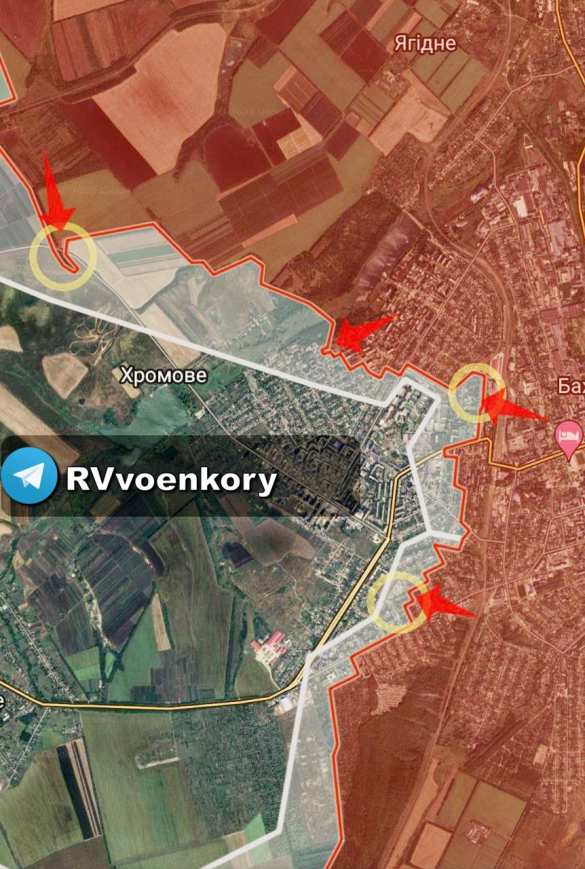 ЧВК «Вагнера» прорывает оборону ВСУ за «дорогой жизни» ВСУ в Бахмуте, приближаясь к последнему пути снабжения врага (КАРТА) | Русская весна