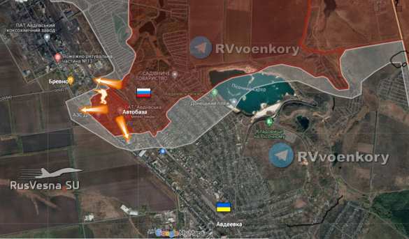 Армия России перерезала Авдеевку пополам (КАРТА) | Русская весна