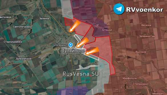 Штурм Гуляйполя: Армия России мощно прорывает оборону ВСУ в ключевом городе на Запорожском фронте (КАРТА) | Русская весна