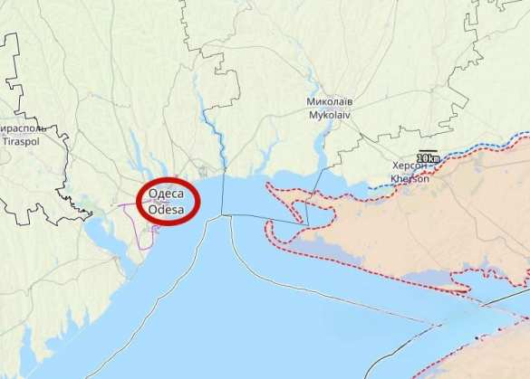Одесса в полублокаде: Россия подрывает экономику Украины — WSJ (КАРТА) | Русская весна