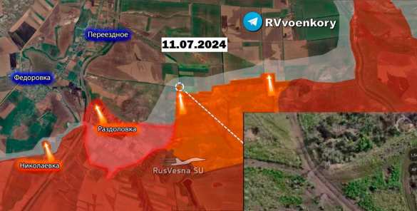 Десант ворвался в Переездное и взял господствующую высоту под Северском (КАРТА) | Русская весна