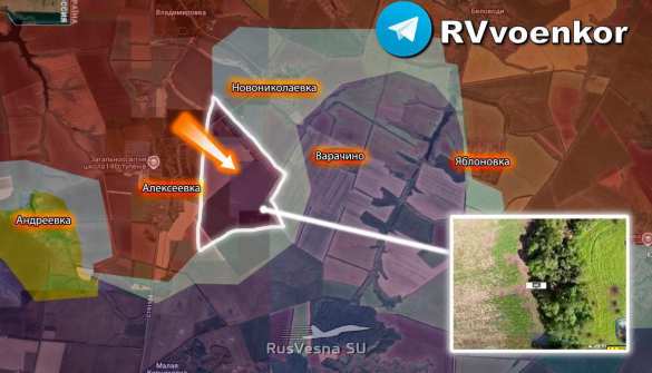 Армия России наступает у Алексеевки в Сумской области (КАРТА) | Русская весна