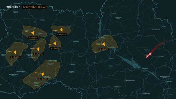Массированный ночной удар: ракеты и дроны атаковали Западную и Центральную Украину (КАРТА) | Русская весна