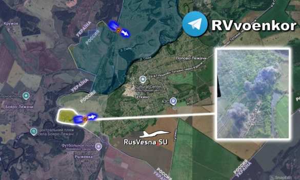 Враг пытается отрезать Тёткино, атакуя с нескольких сторон, десант ведёт бой с врагом (КАРТА) | Русская весна