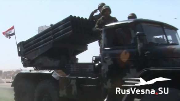 После угроз Эрдогана танки Т-90, «Грады» и «Гвоздики» едут на фронт остановить турецкую агрессию в САР (ФОТО) | Русская весна