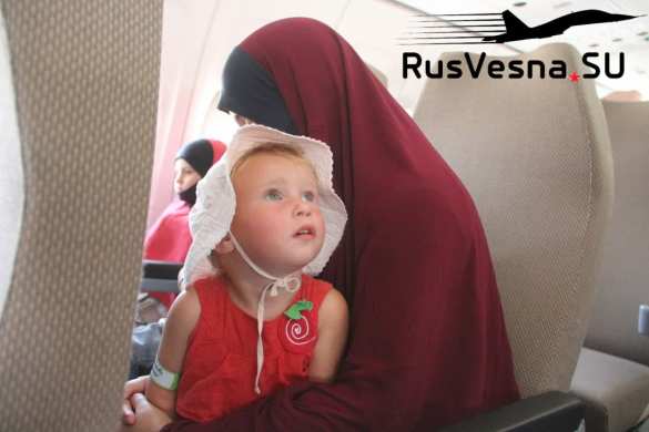 Дети убитых боевиков ИГИЛ прибыли в Россию (ФОТО) | Русская весна