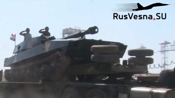 После угроз Эрдогана танки Т-90, «Грады» и «Гвоздики» едут на фронт остановить турецкую агрессию в САР (ФОТО) | Русская весна