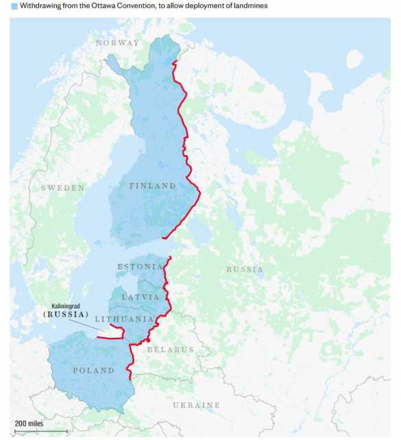 5 стран НАТО хотят создать в Европе новый «железный занавес», заминировав районы вдоль границ с Россией — The Telegraph (КАРТА) | Русская весна
