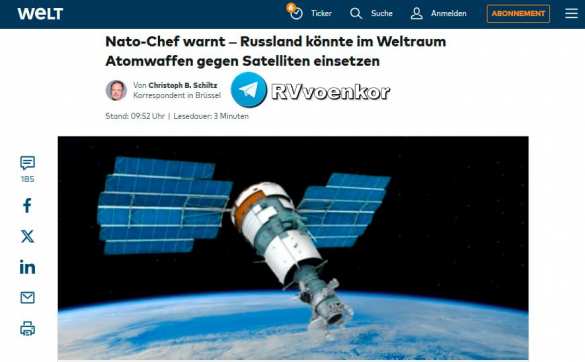 Последствия «могут быть фатальными»: Россия намерена разместить ядерное оружие в космосе — генсек НАТО | Русская весна