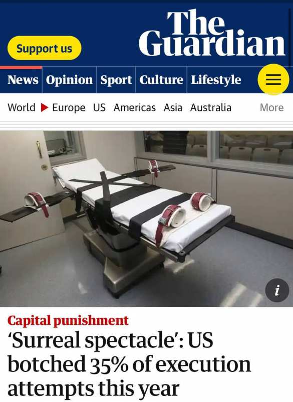 В США провалили 35% попыток казни в этом году | Русская весна