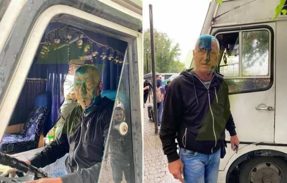 «Позеленел»: На Украине водитель маршрутки попал под удар из-за отказа бесплатно везти участника «АТО» (ФОТО) | Русская весна