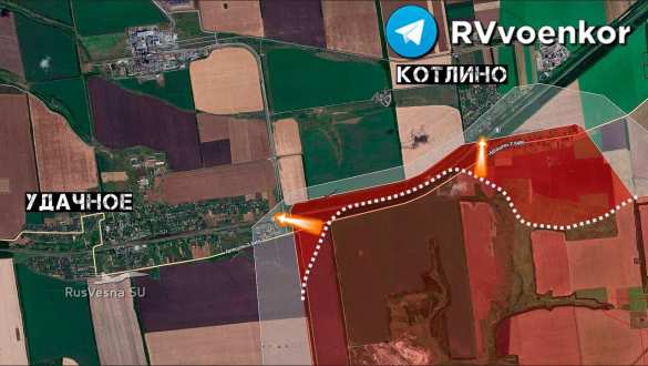 «Отважные» идут к Покровску, начав штурм Удачного и прорвавшись в центр Котлино (КАРТА) | Русская весна