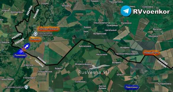 Враг продолжает наступление на курское Тёткино (КАРТА) | Русская весна