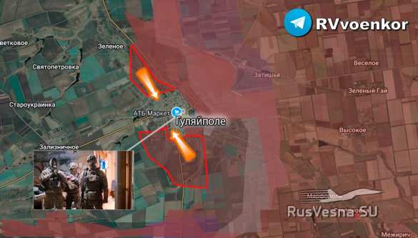 Это позор: Штаб ВСУ в Гуляйполе был брошен без боя из-за паники солдат и командиров (КАРТА) | Русская весна