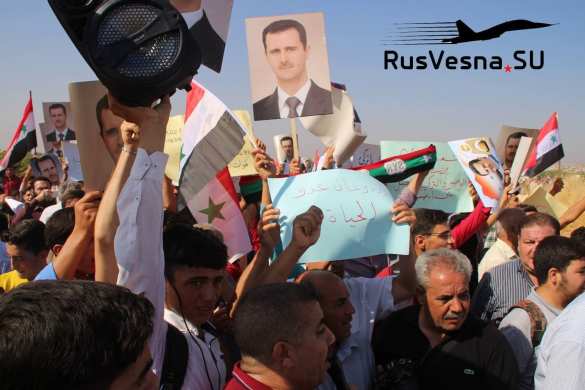 Syria: Mass demonstrations against the Turkish (PHOTO) | Русская весна