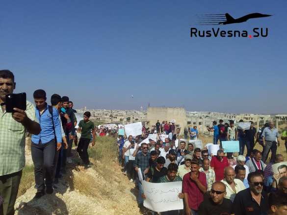 Syria: Mass demonstrations against the Turkish (PHOTO) | Русская весна