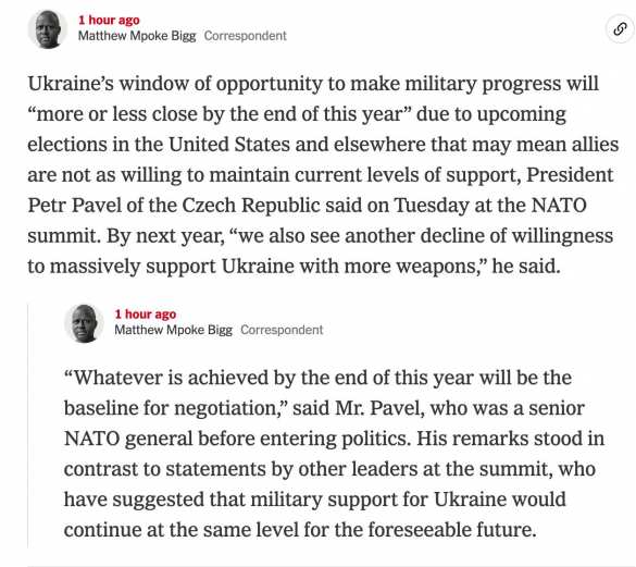 «Окно возможностей» для Украины закроется к концу этого года, — президент Чехии | Русская весна