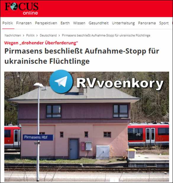 Город в Германии прекращает приём украинских беженцев | Русская весна