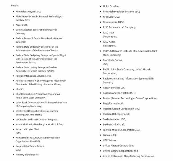 США ввели санкции против СВР и Минобороны РФ | Русская весна