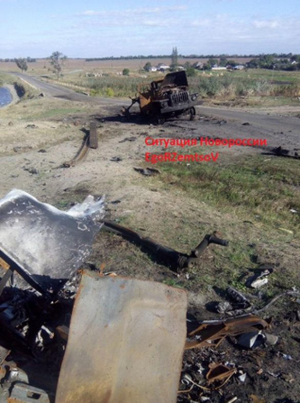 При прорыве из окружения была уничтожена украинская колонна (фото) | Русская весна