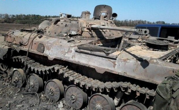 При прорыве из окружения была уничтожена украинская колонна (фото) | Русская весна