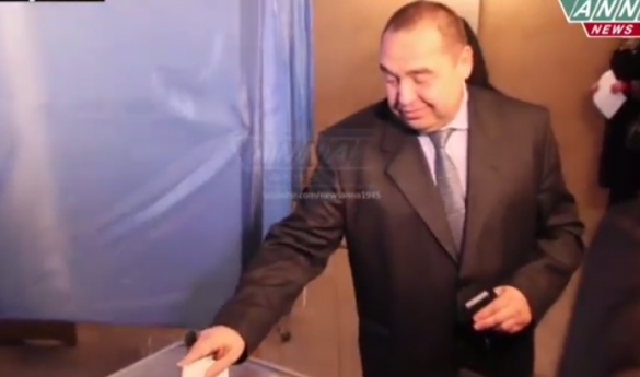 Премьер ЛНР Игорь Плотницкий проголосовал и дал интервью (видео/фото) | Русская весна