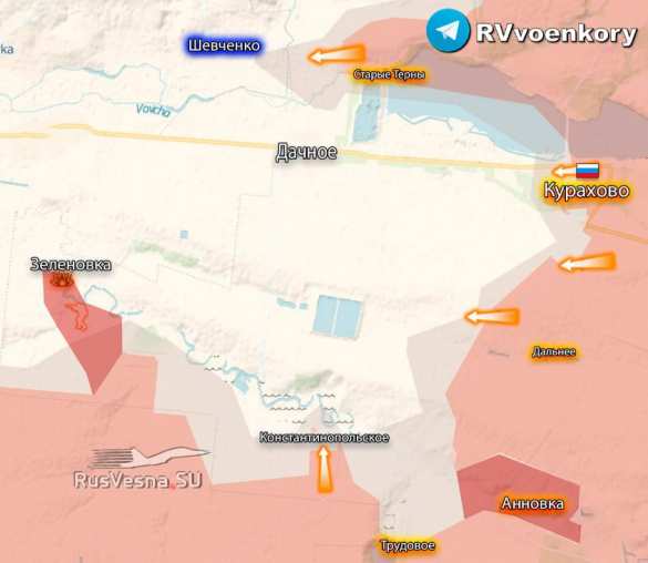 Армия России берет под контроль Курахово (КАРТА) | Русская весна