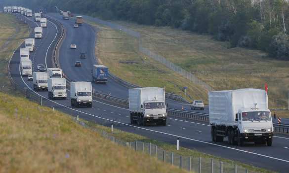 Anoter Russian humanitarian aid convoy arrives in Donetsk and Luhansk Republics | Русская весна