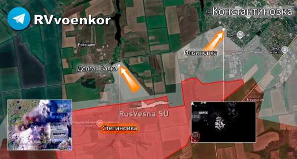 Армия России начала фланговый охват Константиновки, ведя бои в городе и на подступах (КАРТА) | Русская весна