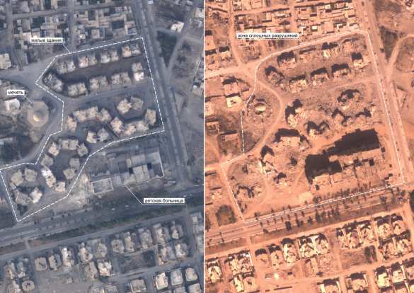 Ад в Ракке: ВКС России облетели и показали город, «спасённый» коалицией США (ФОТО) | Русская весна