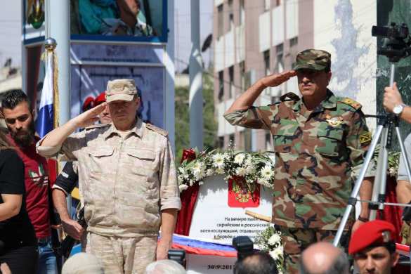 Российские и сирийские военные открыли «Аллею Героев в борьбе с терроризмом» в Алеппо (+ВИДЕО, ФОТО) | Русская весна