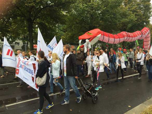 В акции протеста против трансатлантической зоны свободной торговли участвуют около 30 тысяч человек (ФОТО+ВИДЕО) | Русская весна
