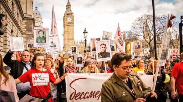 По Лондону 9 мая прошёл «Бессмертный полк» (ФОТО, ВИДЕО) | Русская весна