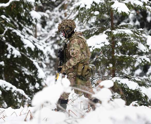 Отражали «российскую угрозу» и противостояли «лютым морозам» в -15: британские учения в Эстонии (ФОТО) | Русская весна