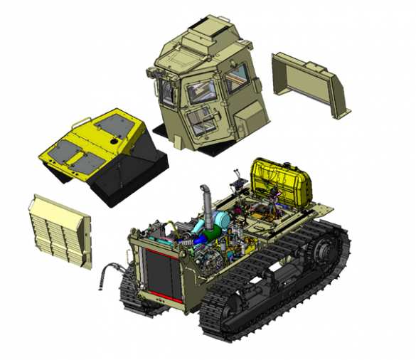 «Наш советский мирный трактор»: бронебульдозеры смогут бороться с противотанковыми минами (ФОТО) | Русская весна