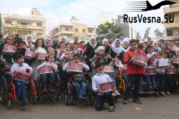 День освобождения: российские военные прибыли к особенным сирийцам (ФОТО) | Русская весна