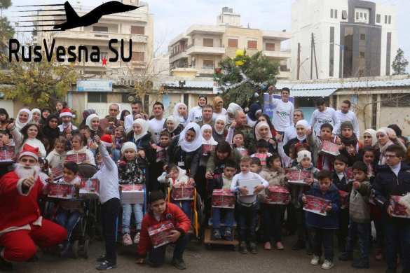 День освобождения: российские военные прибыли к особенным сирийцам (ФОТО) | Русская весна