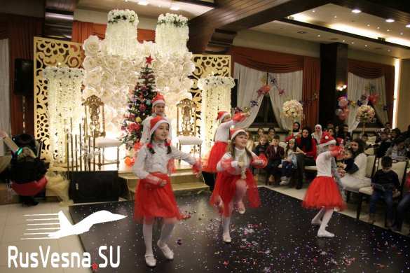 Сирия: «Чеченский десант высадился» в Русской общине и подбодрил Деда Мороза (ФОТО) | Русская весна