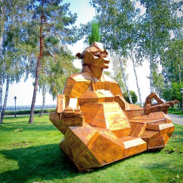 В Межигорье установили «памятник Януковичу» (ФОТО) | Русская весна