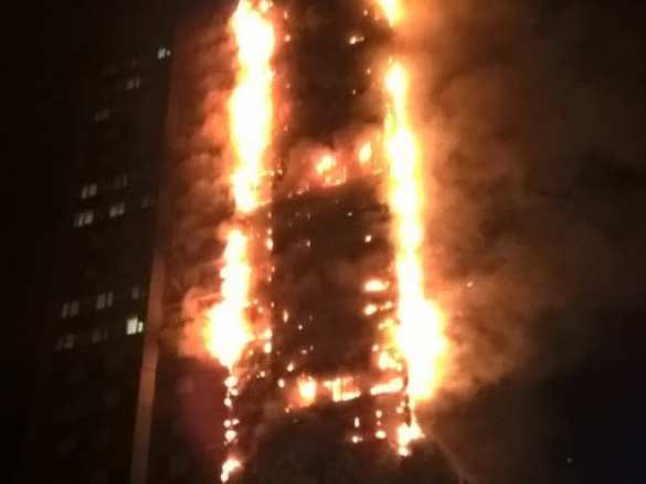 24-этажный дом полностью выгорел в Лондоне (ФОТО, ВИДЕО) | Русская весна