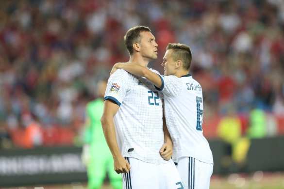 Дзюба в огне, болельщики в эйфории: Сборная России стартовала с победы в Лиге наций (ФОТО, ВИДЕО) | Русская весна