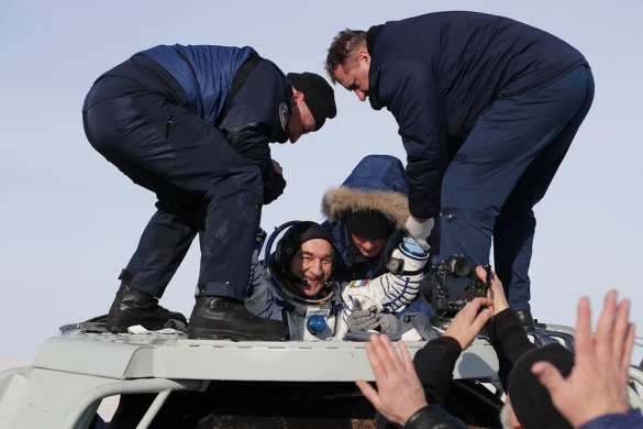 «Утёсы дома!»: Международный космический экипаж вернулся с МКС на Землю (ФОТО, ВИДЕО) | Русская весна